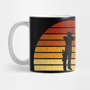 Vintage Sunset Archery Gift For Archers and Bowmen Mug